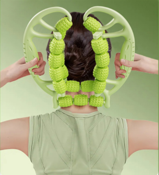 Symmetry Solutions: The Back-Knot Eliminator - High-Density Foam Roller for Deep Tissue Relaxation, Fitness Recovery & Home Use