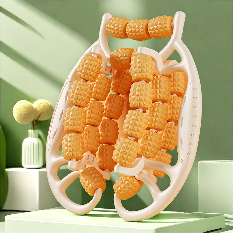 Symmetry Solutions: The Back-Knot Eliminator - High-Density Foam Roller for Deep Tissue Relaxation, Fitness Recovery & Home Use