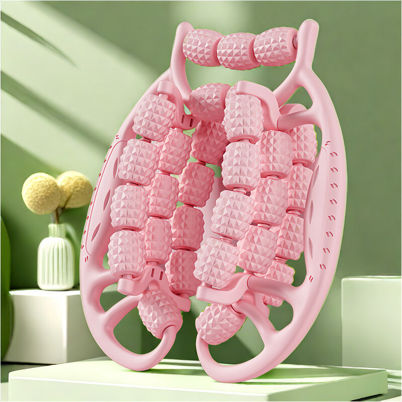 Symmetry Solutions: The Back-Knot Eliminator - High-Density Foam Roller for Deep Tissue Relaxation, Fitness Recovery & Home Use